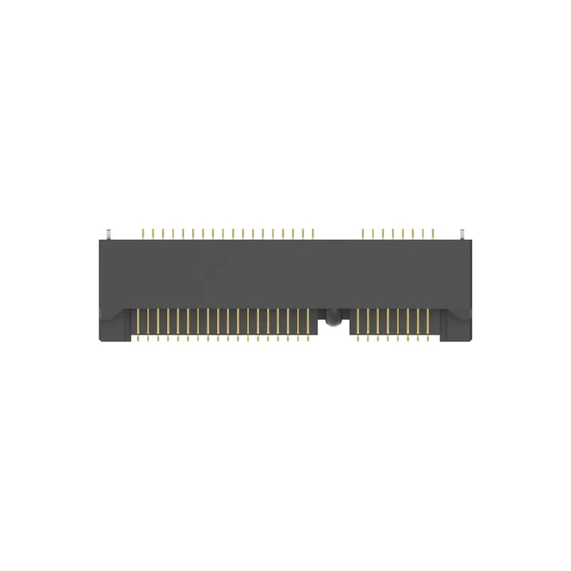 TE Connectivity Right Angle Edge Connector Female, Surface Mount, 52 Contacts, 0.8 mm Pitch, 2 Row 1775862-2