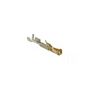 TE Connectivity AMPMODU HE13/HE14 Series Female Crimp Contact, Gold/Tin Plating, 3A, IDC, 28–24 AWG 188746-1