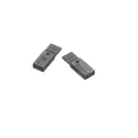 TE Connectivity Modu Connector System Jumper Female Novo 2 Way 2.54 mm Pitch Grey 2-881545-2