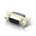 TE Connectivity 9 Way Vertical D-Sub PCB Connector, 2.77 mm Pitch, Female, Solder, Board Mount, 1.5A, DE Shell 2301838-2