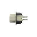 TE Connectivity 9 Way Vertical D-Sub PCB Connector, 2.77 mm Pitch, Female, Solder, Board Mount, 1.5A, DE Shell 2301838-2
