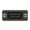 TE Connectivity 9 Way Vertical D-Sub PCB Connector, 2.77 mm Pitch, Female, Solder, Board Mount, 1.5A, DE Shell 2301838-2