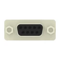 TE Connectivity 9 Way Vertical D-Sub PCB Connector, 2.77 mm Pitch, Female, Solder, Board Mount, 1.5A, DE Shell 2301838-2