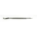 ideal-tek Stainless Steel Soldering Spatula MPTSS1, Short Pointed Tip and Long Curved Rounded Tip, 17 cm