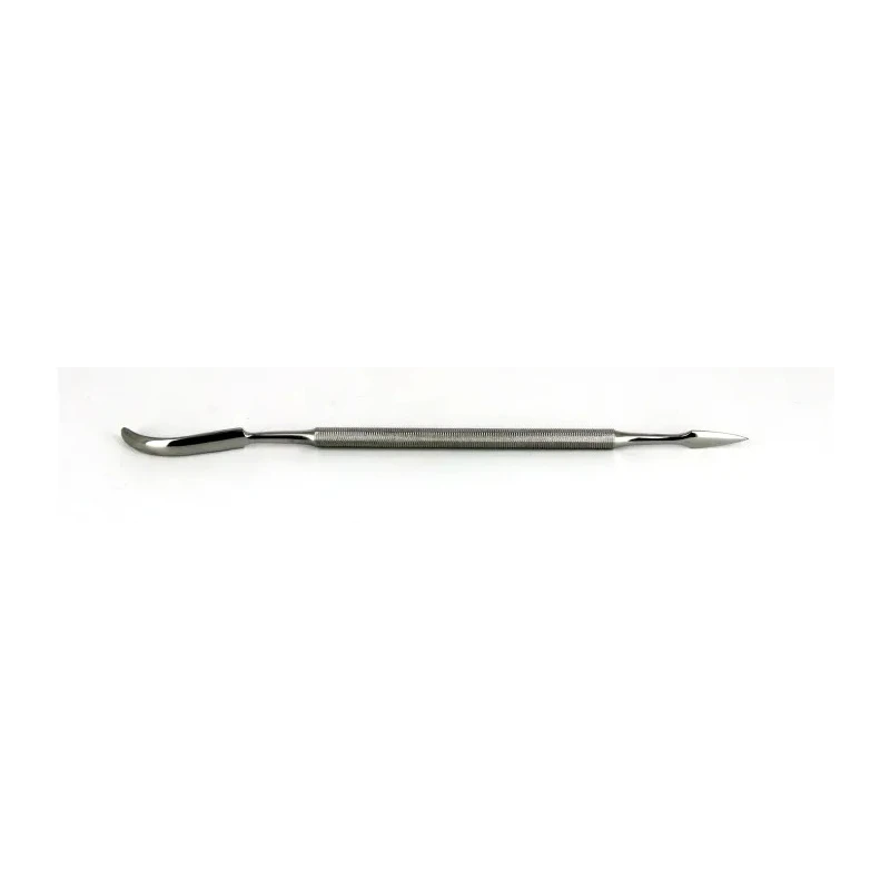 ideal-tek Stainless Steel Soldering Spatula MPTSS1, Short Pointed Tip and Long Curved Rounded Tip, 17 cm