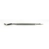 ideal-tek Stainless Steel Soldering Spatula MPTSS1, Short Pointed Tip and Long Curved Rounded Tip, 17 cm