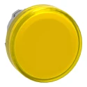 Schneider Electric Harmony XB4 Yellow Pilot Light Round Head, 22 mm Cutout, IP66, Chrome Plated Metal Bezel ZB4BV083