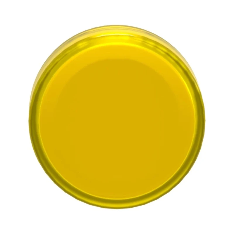Schneider Electric Harmony XB4 Yellow Pilot Light Round Head, 22 mm Cutout, IP66, Chrome Plated Metal Bezel ZB4BV083