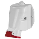 Scame OPTIMA-TOP  Wall Mount Industrial Power Connector 63A 415V IP44 Angled 3P+N+PE Red