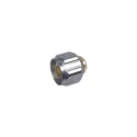 Huber+Suhner RF Series Cable Mount N Connector, Male, 50 Ω, Straight Crimp, Brass Body, Gold Plated 65_N-50-0-51/113_NE