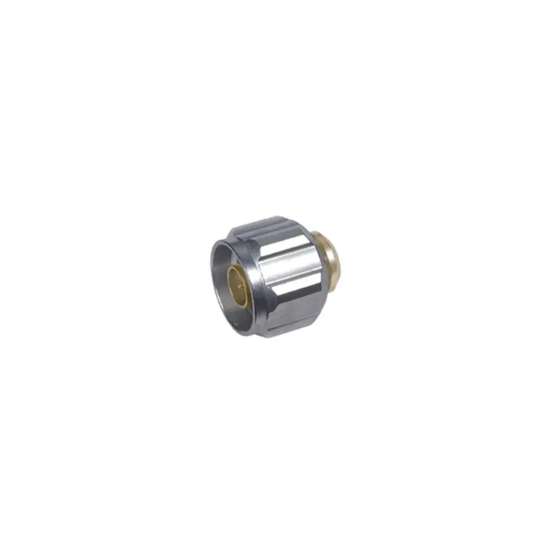 Huber+Suhner RF Series Cable Mount N Connector, Male, 50 Ω, Straight Crimp, Brass Body, Gold Plated 65_N-50-0-51/113_NE