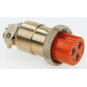 Hirose HS16PA-2 Circular Connector, 2 Contacts, Plug, Female, Cable Mount, 8.5 mm, 7A, 500V