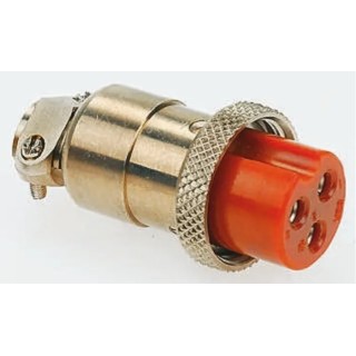 Hirose HS16PA-2 Circular Connector, 2 Contacts, Plug, Female, Cable Mount, 8.5 mm, 7A, 500V