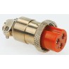 Hirose HS16PA-2 Circular Connector, 2 Contacts, Plug, Female, Cable Mount, 8.5 mm, 7A, 500V