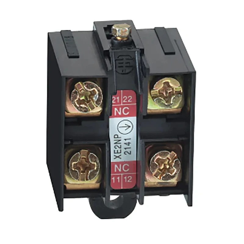 Telemecanique Sensors OsiSense XC Limit Switch Contact Block 2 NC Screw Clamp XE2NP2141
