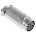 TE Connectivity Circular Connector, 6 Contacts, Cable Socket, Female, Miniature, 5A, 350VAC/490VDC RM12BJB-6S(81)