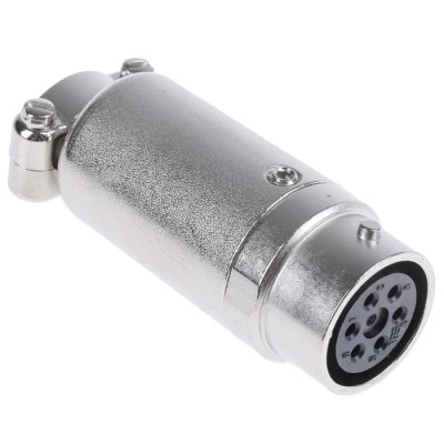 TE Connectivity Circular Connector, 6 Contacts, Cable Socket, Female, Miniature, 5A, 350VAC/490VDC RM12BJB-6S(81)
