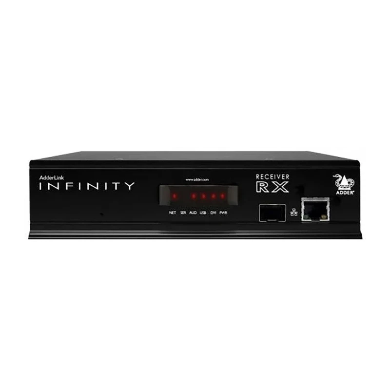 Adder DVI KVM Extender USB Receiver, 10000m, Single Port, 1920x1200 Resolution, ALIF1002R-UK