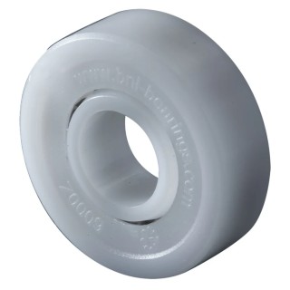 BNL 1 Row Ball Bearing, Sealed, 10 mm ID, 19 mm OD, Acetal Cage, Stainless Steel Balls AC6800Z-ISB/4N/D