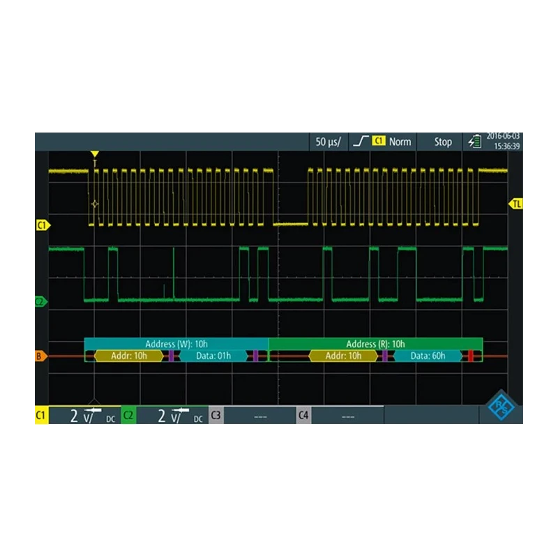 Rohde & Schwarz Oscilloscope Serial Triggering & Decoding Software RTH-K1 for RTH1002/RTH1004 Series, Version 10