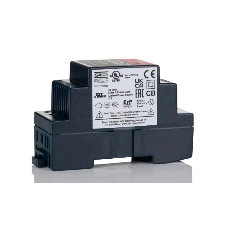 TRACOPOWER Switched Mode DIN Rail Power Supply, 20W, 264V AC Input, 5.5V DC, 4A, IP20 TBLC 25-105