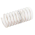 Contitech Clear Polyurethane Reinforced Flexible Ducting, 150mm ID, 5m Length, DIN 4102-B1, 9130661500000