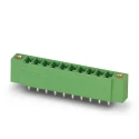 Phoenix Contact Pluggable Terminal Block, 4-Contact, 3.81 mm Pitch, Through Hole, 1 Row, Green, Polybutylene 1830619