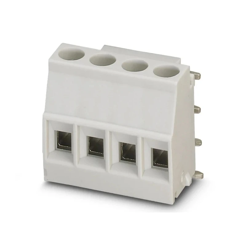 Phoenix Contact PCB Terminal Block 4-Contact, 5 mm Pitch, Surface Mount, 400V, 24A, Light Grey, Polyamide, MKDSO 2 2908472