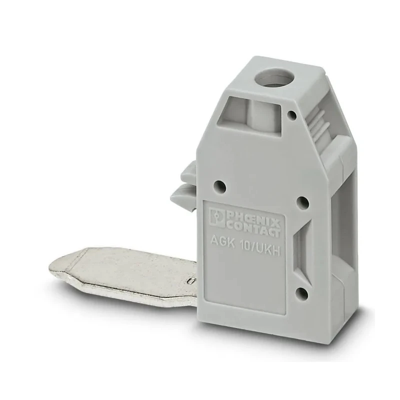 Phoenix Contact AGK 10-UKH 50 Series Pick-Off Terminal Block, Polyamide, Grey, 57A 1000V, For DIN Rail, 3001763