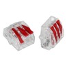 HellermannTyton Insulated Wire Splice Connector, Tin Plated, Polycarbonate, 14-28 AWG, HCRN-3