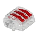 HellermannTyton Insulated Wire Splice Connector, Tin Plated, Polycarbonate, 14-28 AWG, HCRN-3