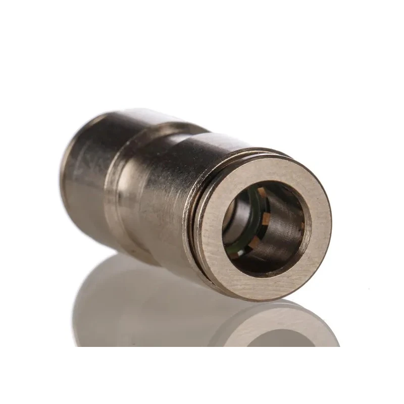 Festo Nickel Plated Brass Pneumatic Fitting Straight Tube-to-Tube Adapter Push-in 8 mm NPQH-D-Q8-E-P10