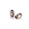 Festo NPQH Series Pneumatic Push-in Fitting, Male, 1/4 in G Thread, 8mm Tube, Nickel-plated Brass NPQH-D-G14-Q8-P10