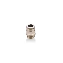 Festo NPQH Series Pneumatic Push-in Fitting, Male, 1/4 in G Thread, 8mm Tube, Nickel-plated Brass NPQH-D-G14-Q8-P10