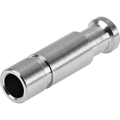 Festo Nickel Plated Brass Blanking Plug, Push-in Connection, Hexagonal, 20 bar, 0–150°C, NPQH-P-S8-P10