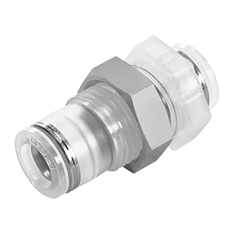 Festo NPQP Series Pneumatic Fitting, Push-in to Threaded, Polypropylene, 10 bar, -20°C to 60°C NPQP-H-Q8-E-FD