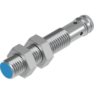 Festo Threaded Barrel Inductive Proximity Sensor PNP, M8 x 1, 1.5mm Detection, Stainless Steel, Polyamide SIEN-M8B-PO-S-L