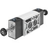 Festo Pneumatic Solenoid Valve Pilot G, VSNC Series, 5/2 Bistable, 10 bar, 1200 L/min, Aluminium Body, VSNC-F-B52-D-G14-F8