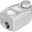 Festo Quick Exhaust Valve, 10 Bar, 1/4 in Male Threaded Connections, Aluminium/Zinc Body VBQF-U-G14-E