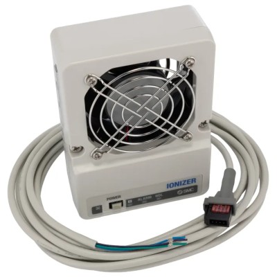 SMC Bench Top Ioniser IZF10-LP, 24V, 13V Offset, 1 Fan, 27.6 m³/h Air Flow