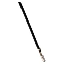 Molex Crimped Wire Cable, 300 mm, Black, 28 AWG, Male Crimp Terminals, UL Listed 79758-1013