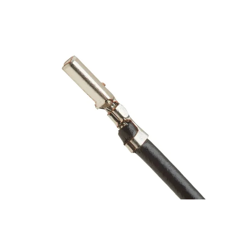Molex Crimped Wire Cable, 300 mm, Black, 28 AWG, Male Crimp Terminals, UL Listed 79758-1013