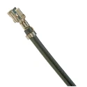 Molex Crimp Wire 300 mm, Male-Female Connectors, 26AWG, Black 79758-1021