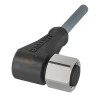 BALLUFF Sensor Actuator Cable, Female Right Angle 4-Way to Male Unterminated 4-Way, PVC Jacket, 5 m, 250V BCC0EZH