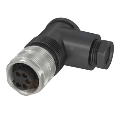 Balluff  Circular Connector, 5 Contacts, Cable Mount, 7/8 in Female Socket, IP67, Right Angle, BCC A345 Series