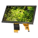 Display Visions LCD Colour Display Touch Screen, 177.8 mm, 1024 x 600 Pixel, LVDS, TFT LED, EA R1024X-70BLWTS