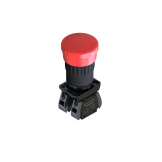 RS PRO SA Series Twist Release Emergency Stop Push Button, Panel Mount, 22 mm Cutout, 2 NC, IP65 242-0837