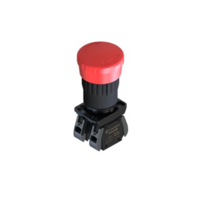 RS PRO SA Series Twist Release Emergency Stop Push Button, Panel Mount, 22 mm Cutout, 2 NC, IP65 242-0837