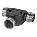 Balluff Circular Connector Adapter 300V AC/DC, 9A, IP67, T-Splitter Design BCC0AA6
