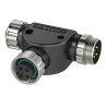 Balluff Circular Connector Adapter 300V AC/DC, 9A, IP67, T-Splitter Design BCC0AA6